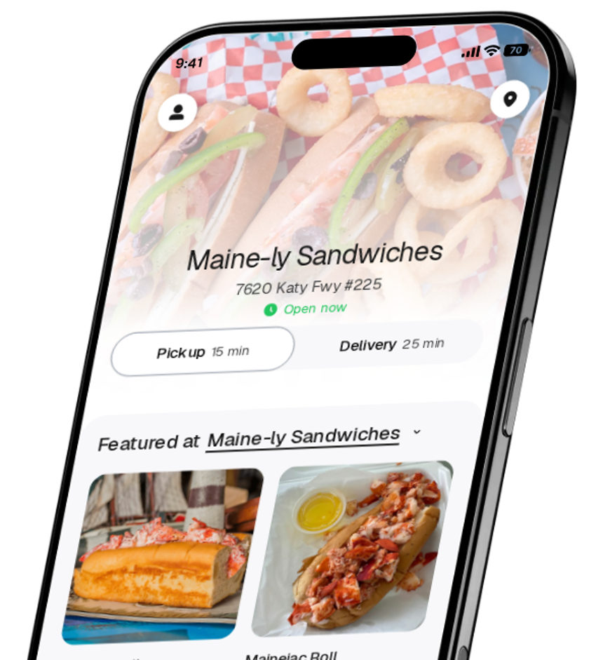 Maine-ly Sandwiches app preview